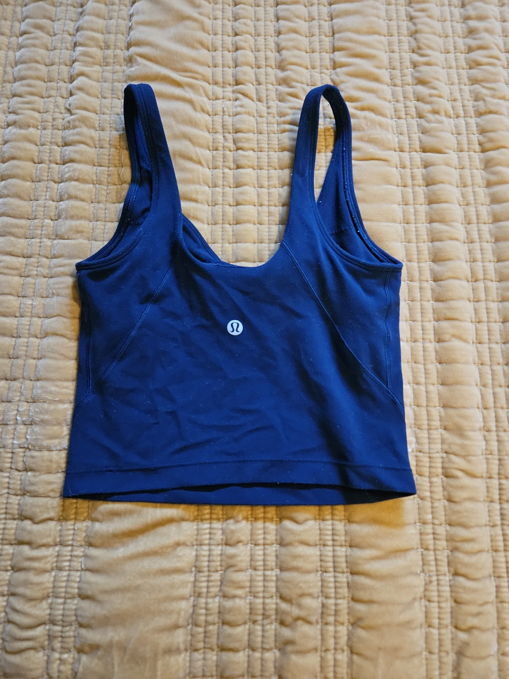 Lululemon athletica Navy Blue Scoop Neck Tank Top